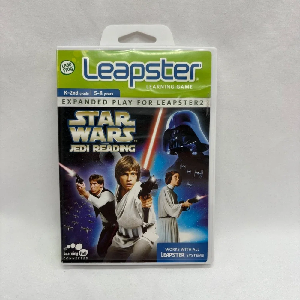 LOT OF 5 Leap Frog Leapster Game Cartridges - Complete with Boxes Disney Nick Jr